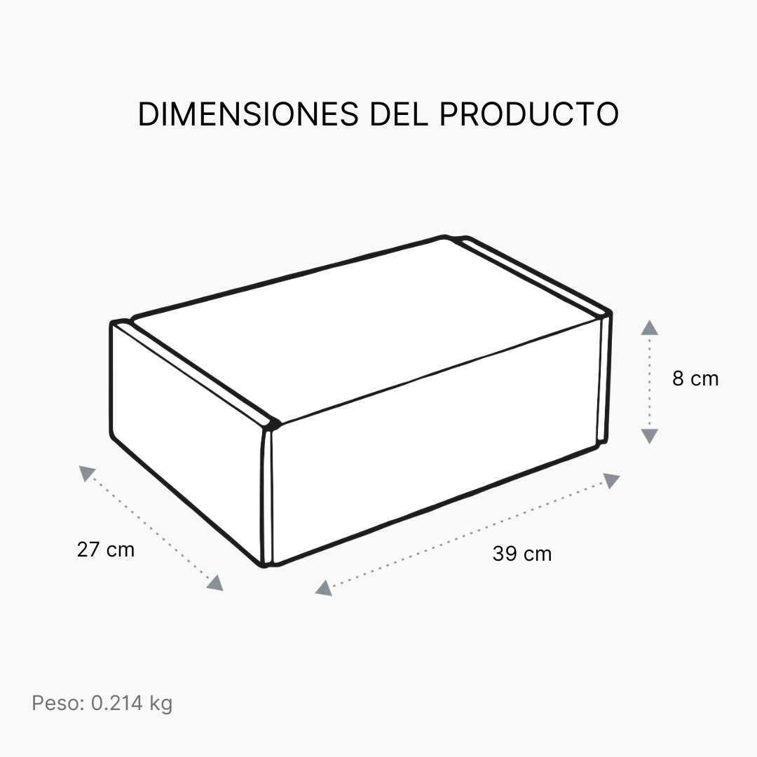 L (39x27x8cm) - Caja de Cartón Autoarmable para Delivery - Pyme Love