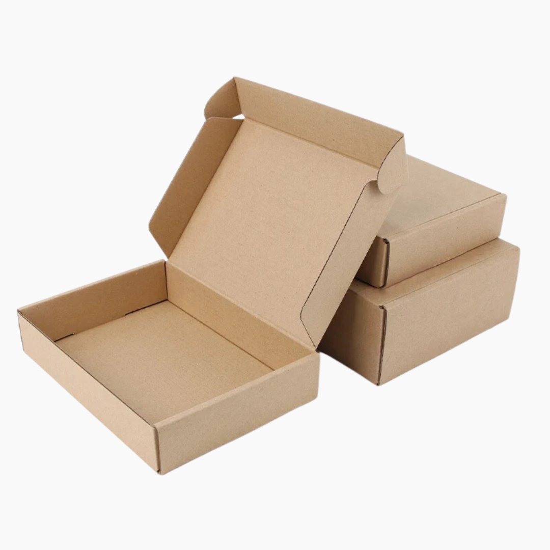 L (39x27x8cm) - Caja de Cartón Autoarmable para Delivery - Pyme Love